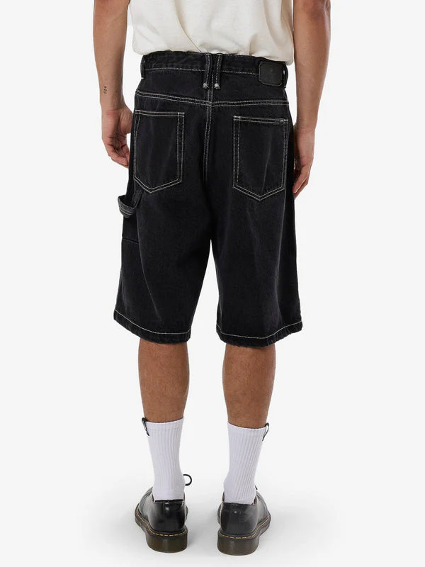 THRILLS Big Slacker Denim Short - AGED BLACK - Image 2