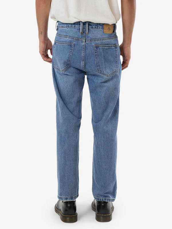 THRILLS Chopped Denim Jean - DARK DUST BLUE - Image 2