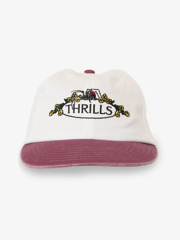 THRILLS Deadly Garden 6 Panel Cap - HERITAGE WHITE/HAWTHORN ROSE