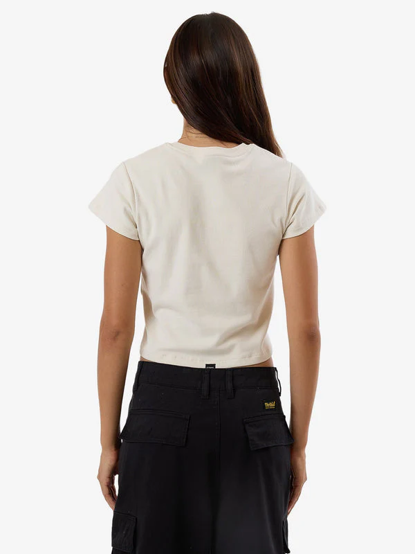 THRILLS Deadly Posy Mini Tee - HERITAGE WHITE - Image 3