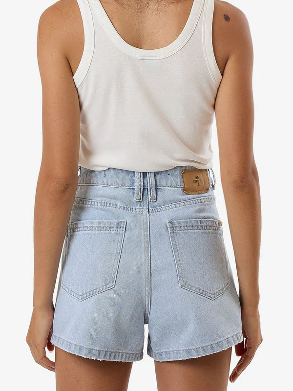THRILLS Erica Short - LIGHT ASH BLUE - Image 2