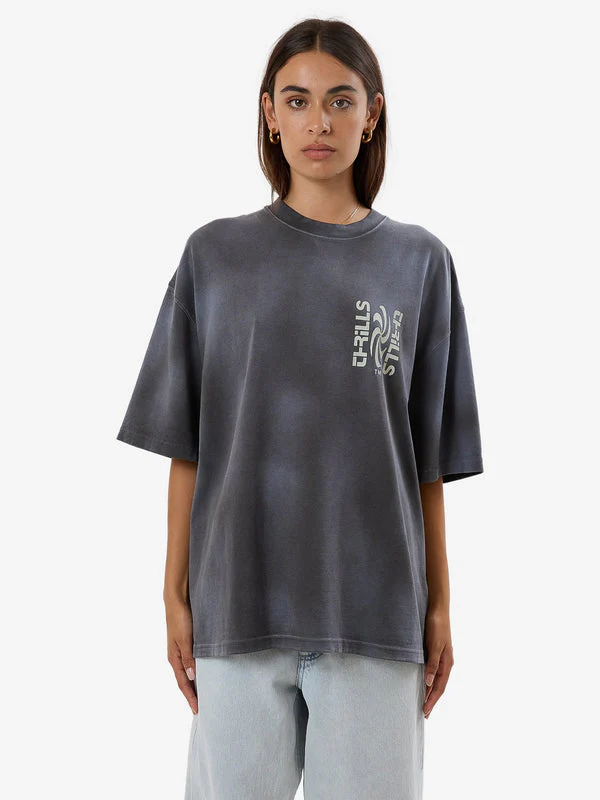 Thrills Firestarter Oversized Tee - MERCH BLACK - Image 2