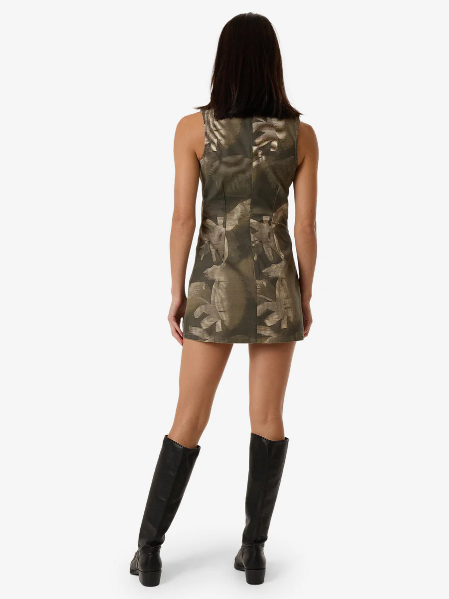 THRILLS Flora Haze Sateen Dress - BRINDLE - Image 2