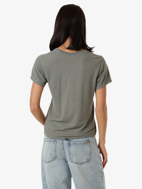 Thrills Hemp Everyday Tee - GREEN SMOKE - Image 2