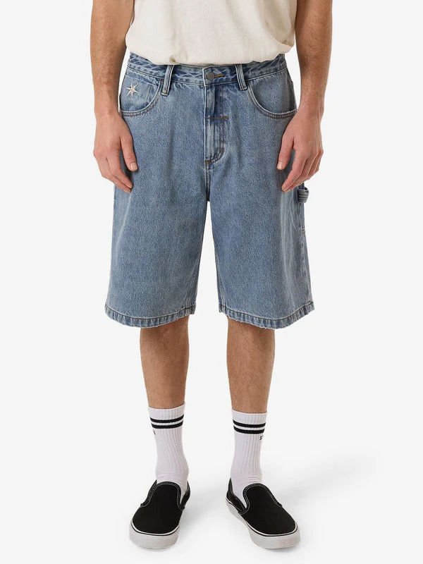 THRILLS Infinite Stars Big Slacker Denim Short - GARAGE BLUE
