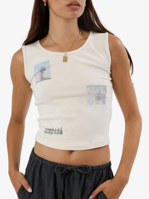 THRILLS One Way Or Another Y2K Tank - HERITAGE WHITE - Image 2