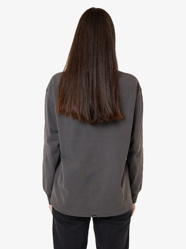 THRILLS Scorpion Ridge Long Sleeve Oversized Tee - MERCH BLACK - Image 2