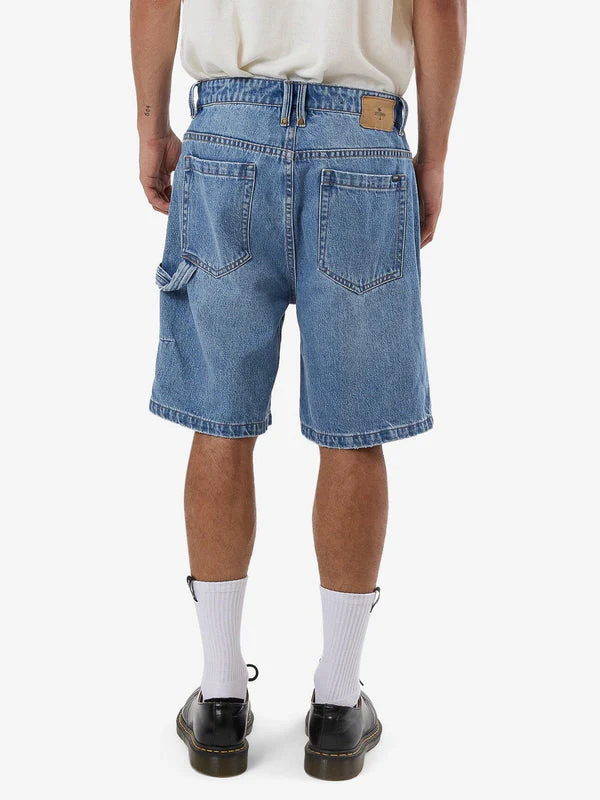 THRILLS Slacker Denim Short - DARK DUST BLUE - Image 2