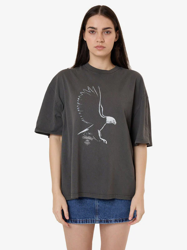 THRILLS Speed Metal Oversized Tee - MERCH BLACK