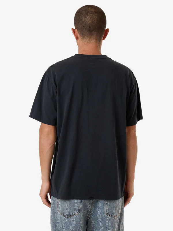 THRILLS Speed Of Fury Merch Fit Tee - TWILIGHT BLACK - Image 2