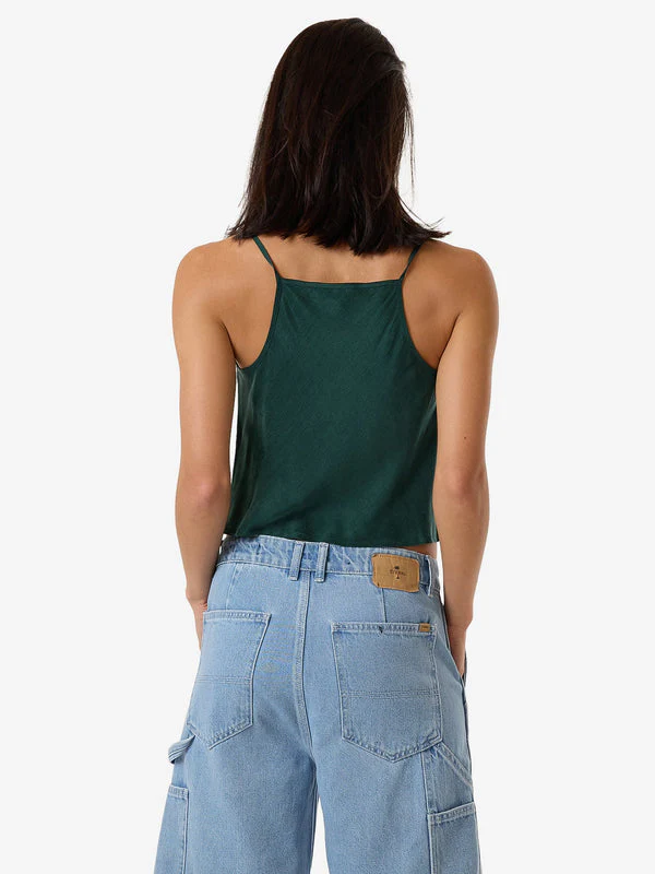 THRILLS Thea Camisole - DEEP EMERALD - Image 2