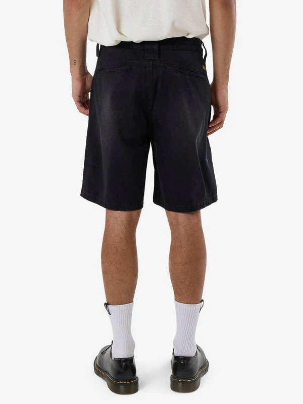 THRILLS Union Slacker Work Short - WASHED BLACK - Image 2