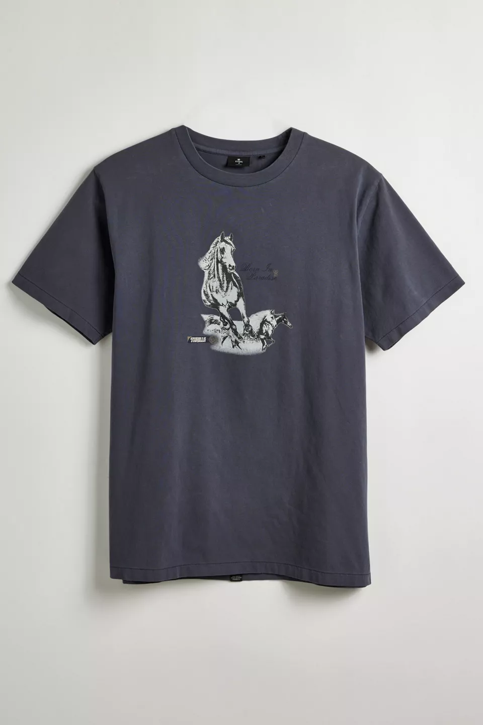 Thrills Hell Raising Bronco Tee- Black