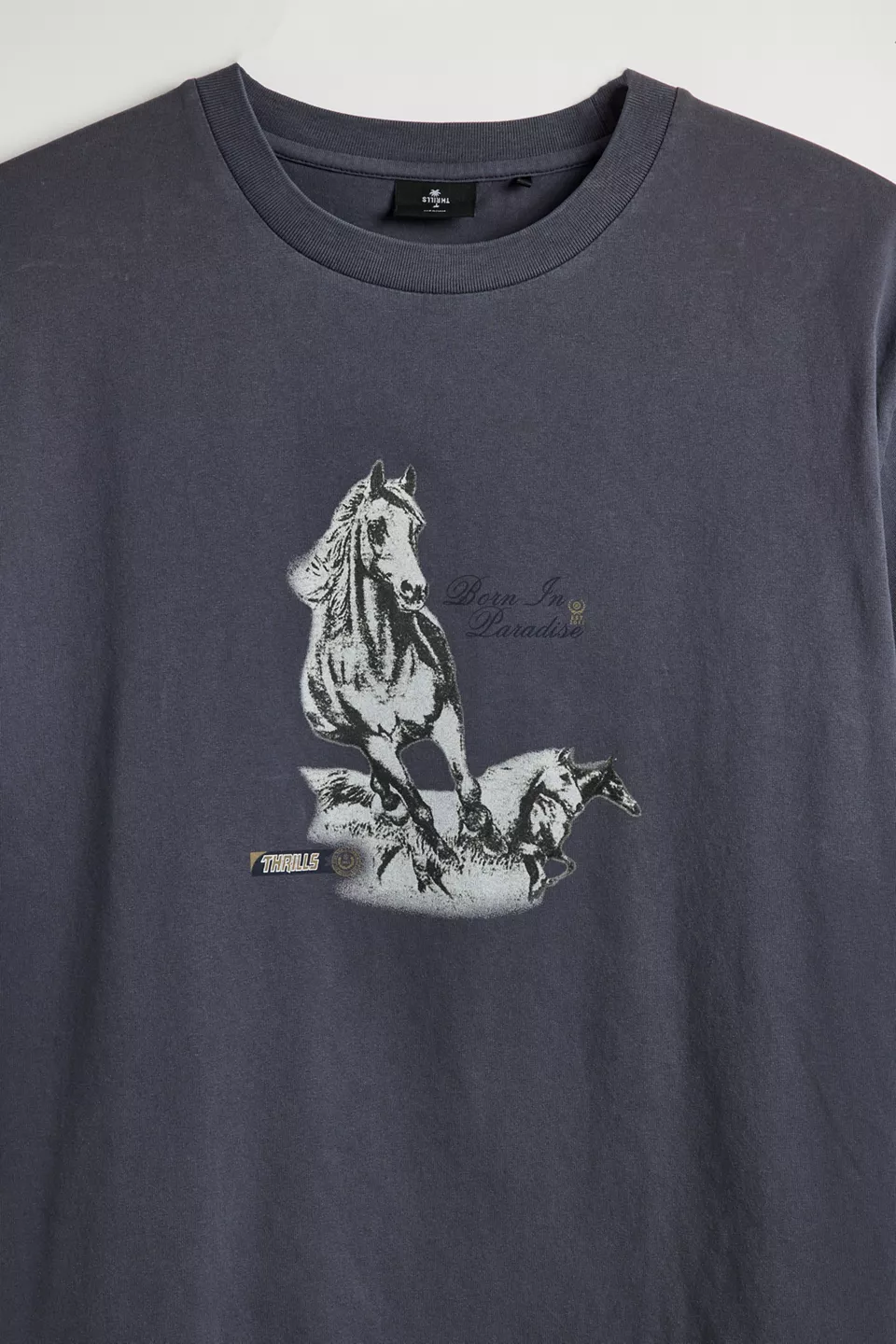 Thrills Hell Raising Bronco Tee- Black - Image 3