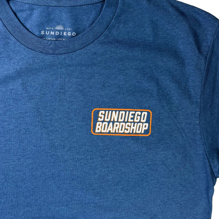 SunDiego SD BOARDSHOP T-Shirt - Slate Heather - Image 3