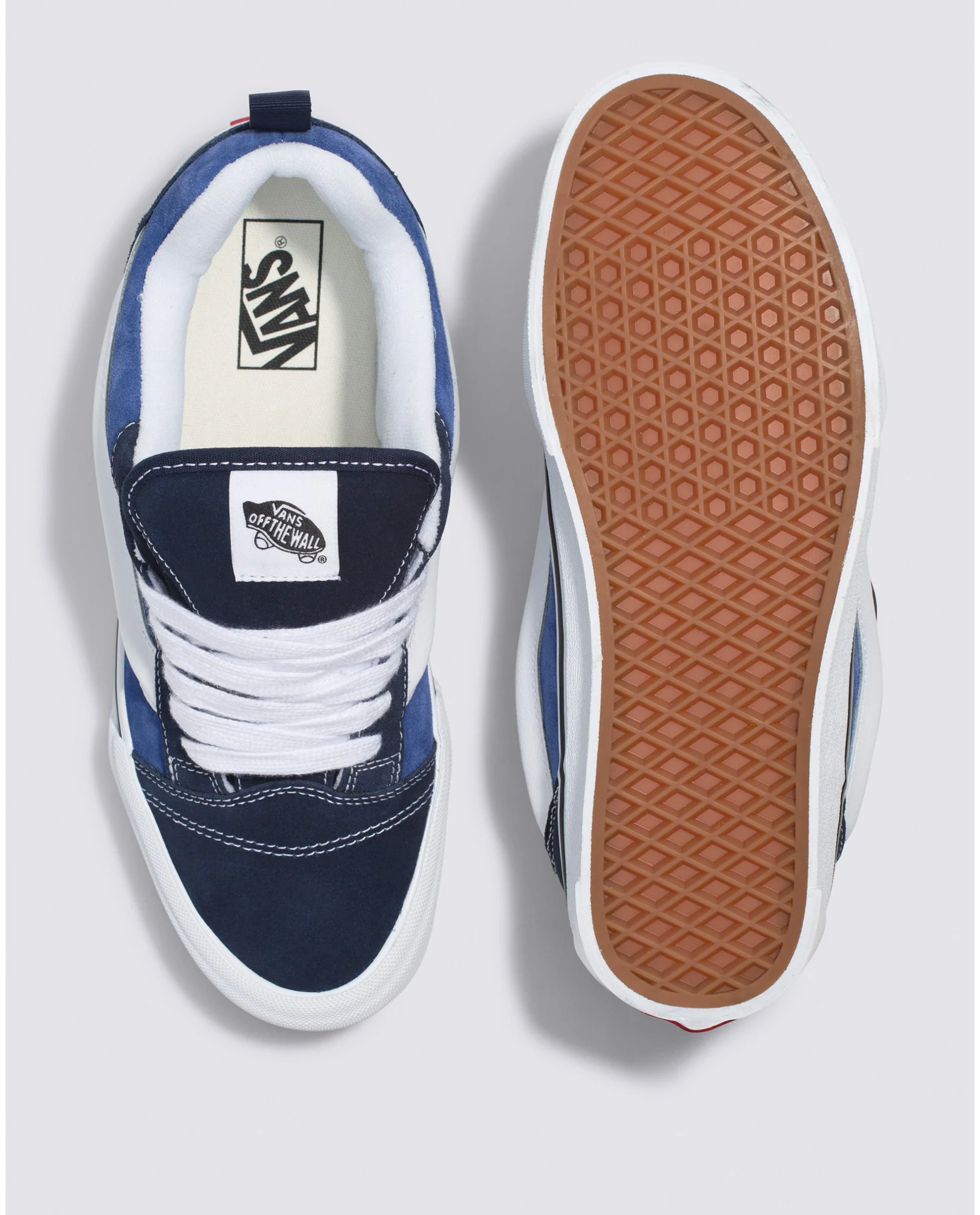 Vans Knu Skool Shoe - NAVY TRUE WHITE - Image 3