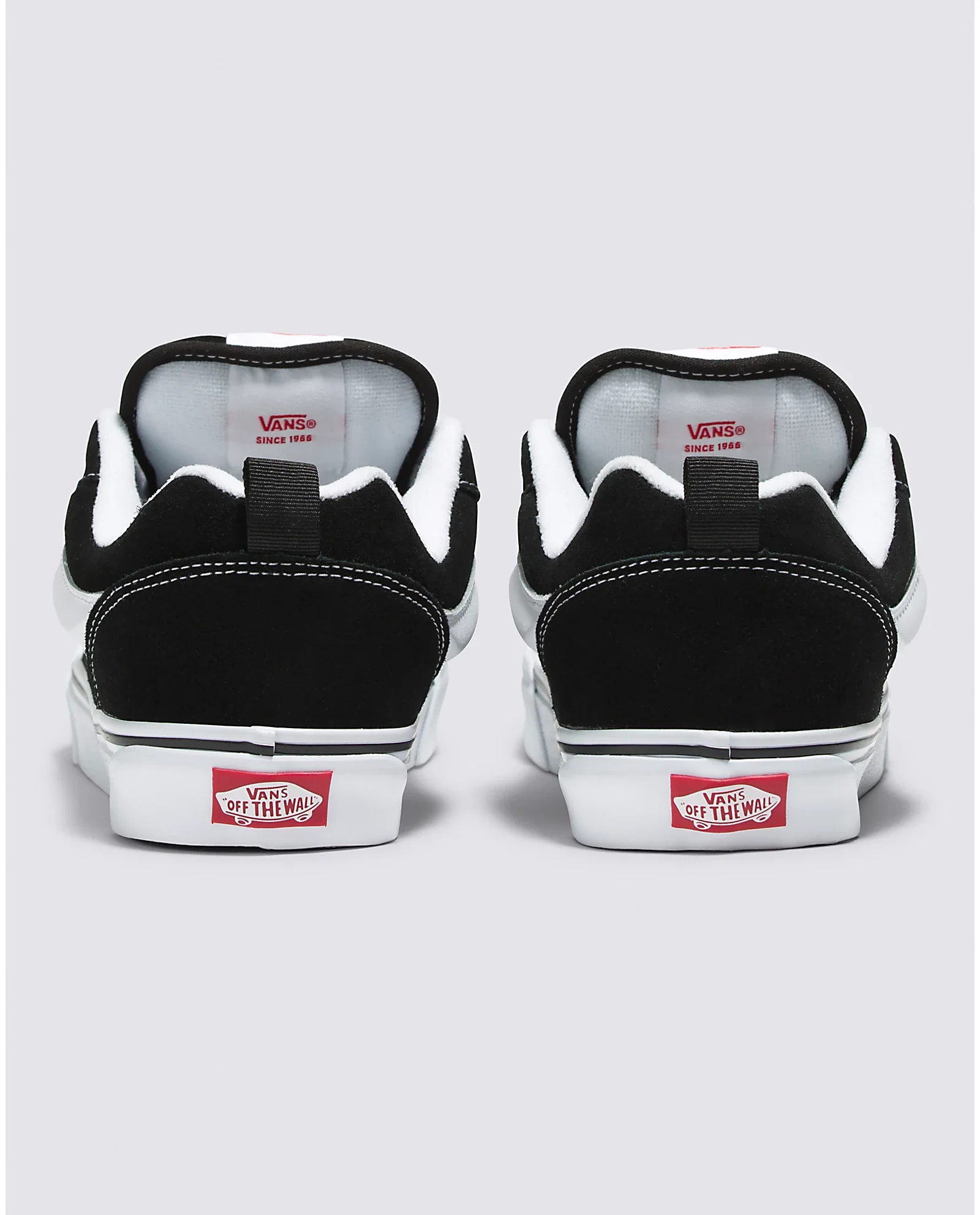 Vans Knu Skool Suede Shoe - BLACK/TRUE WHITE - Image 3