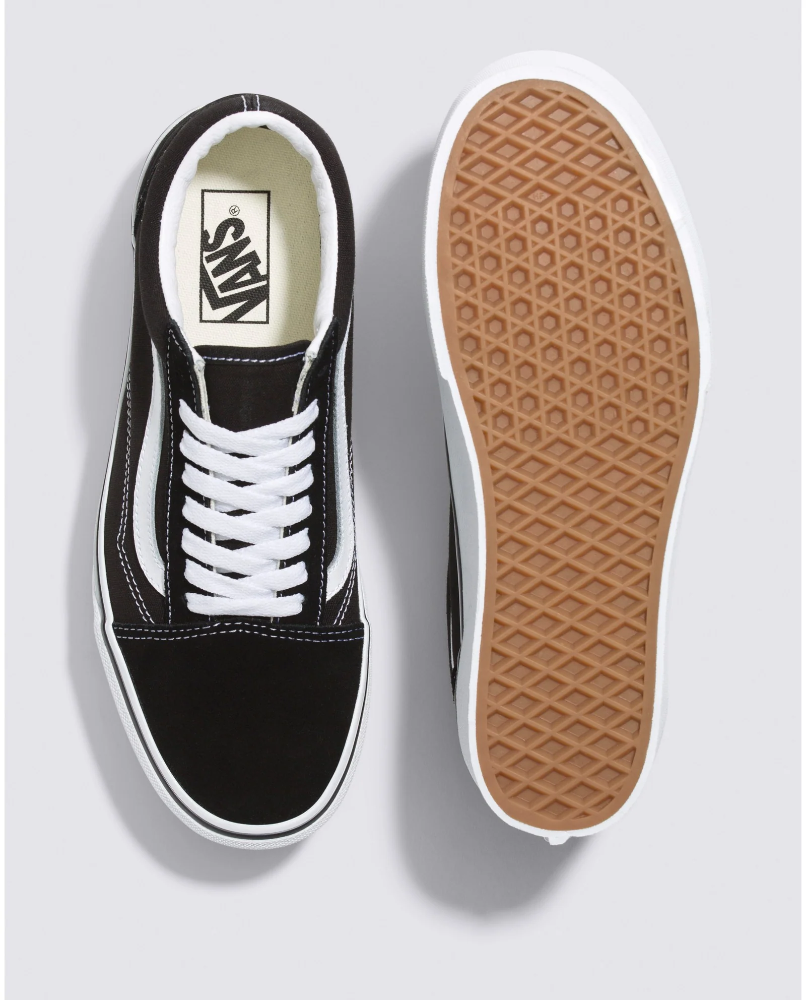 Vans Women's Old Skool Stackform Shoe - BLACK/TRUE WHITE 6BT - Image 2