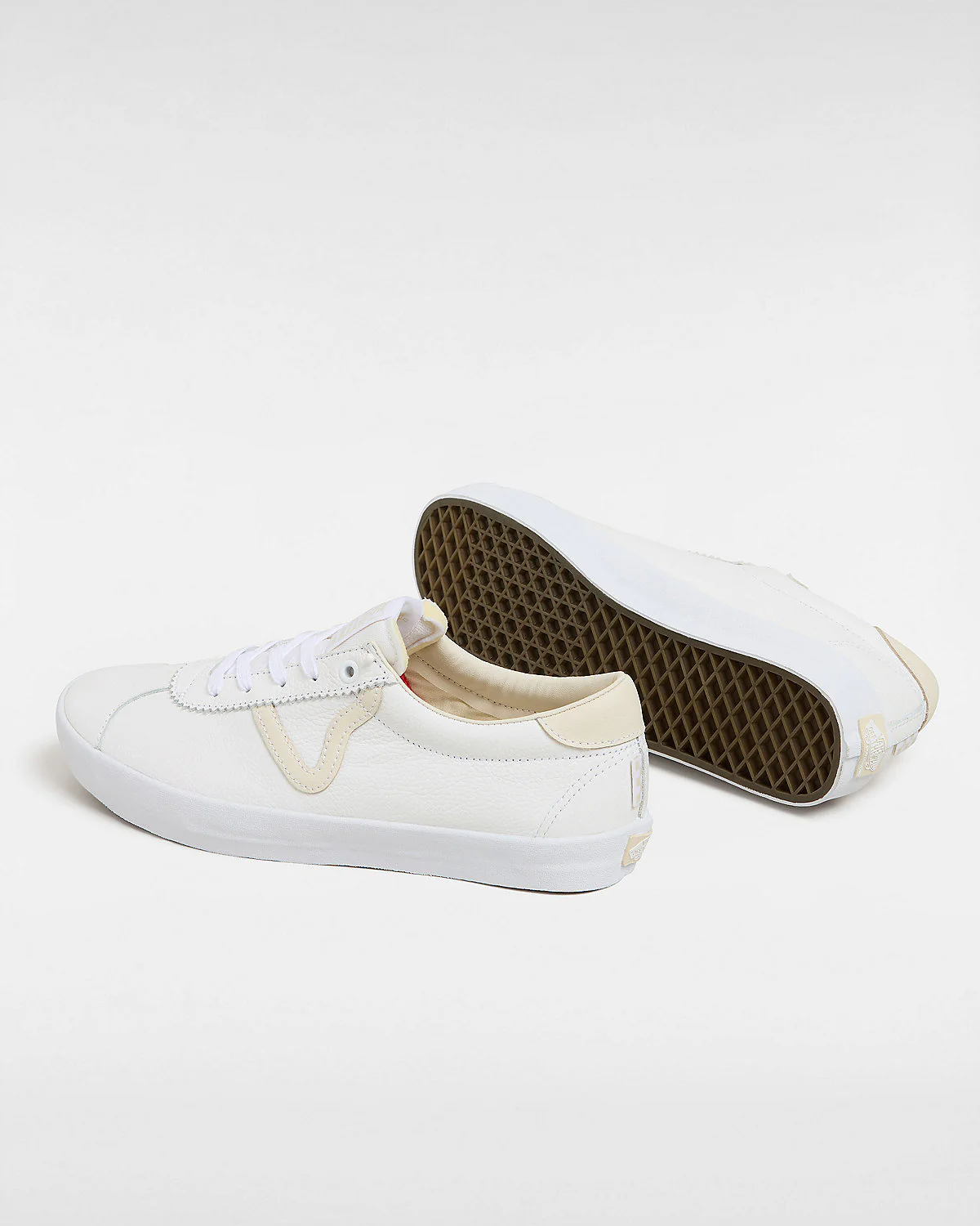 Vans Skate Sport Shoes - LEATHER VINTAGE WHITE - Image 2