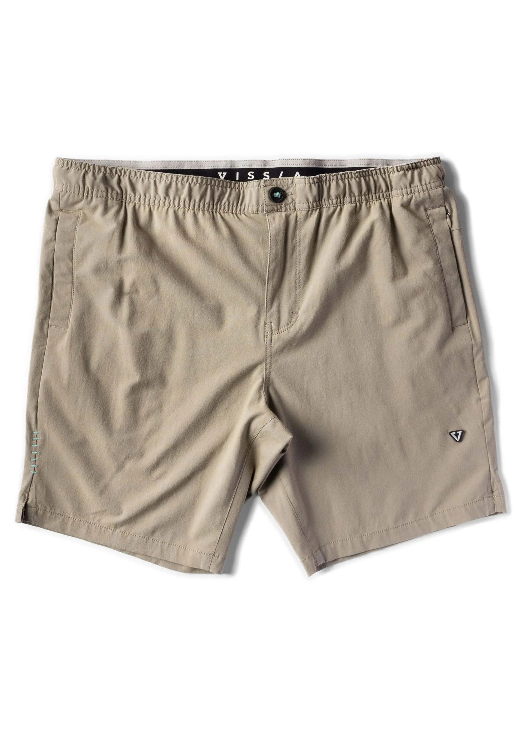 Vissla Alto 18" Hybrid Elastic Walkshort - Dark Khaki