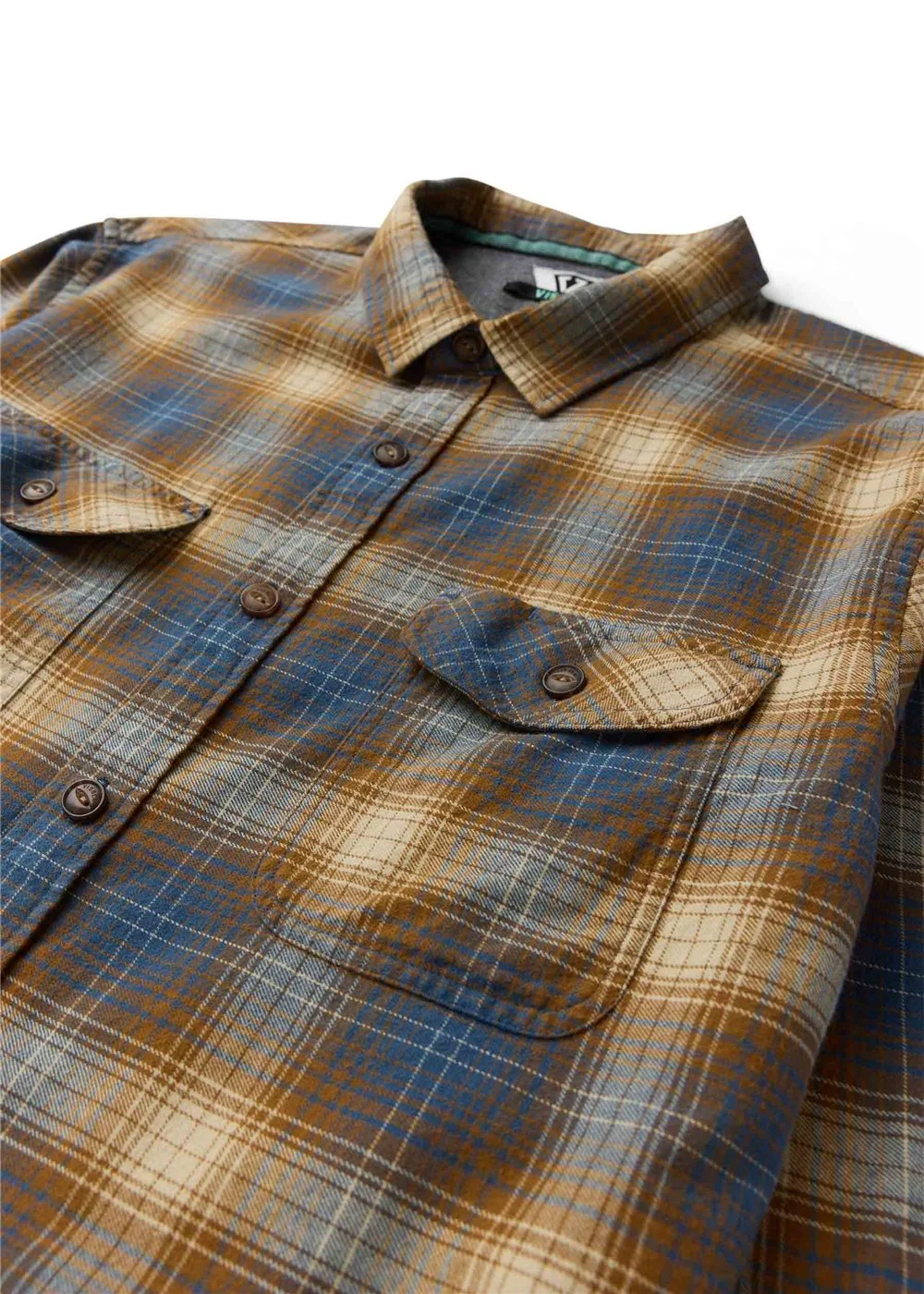 Vissla Central Coast Eco Long Sleeve Flannel - Rubber - Image 3