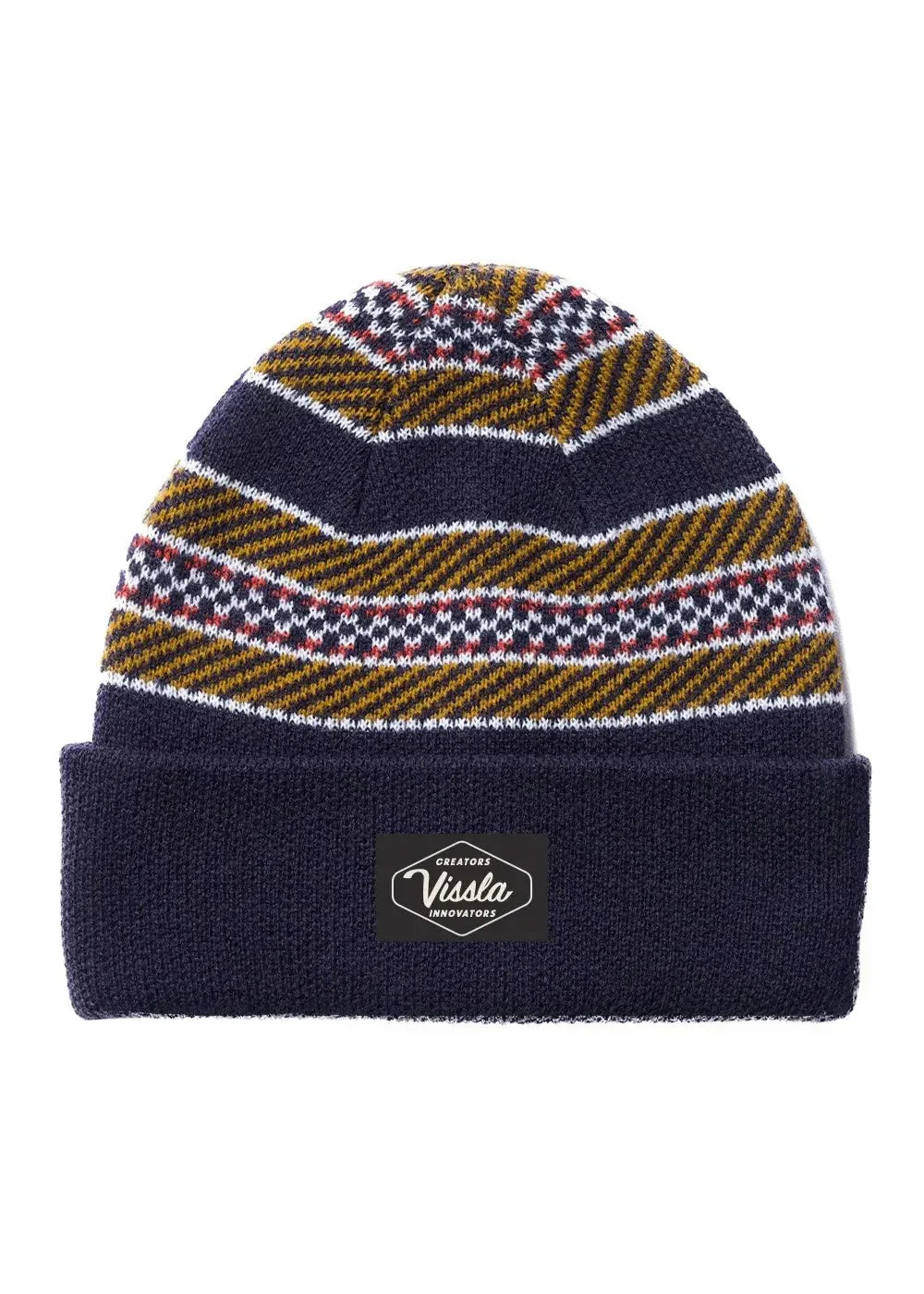 Vissla Creators Jacquard Beanie - DARK NAVAL