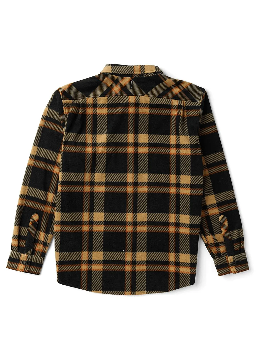 Vissla Eco-Zy Long Sleeve Polar Flannel - Black - Image 2