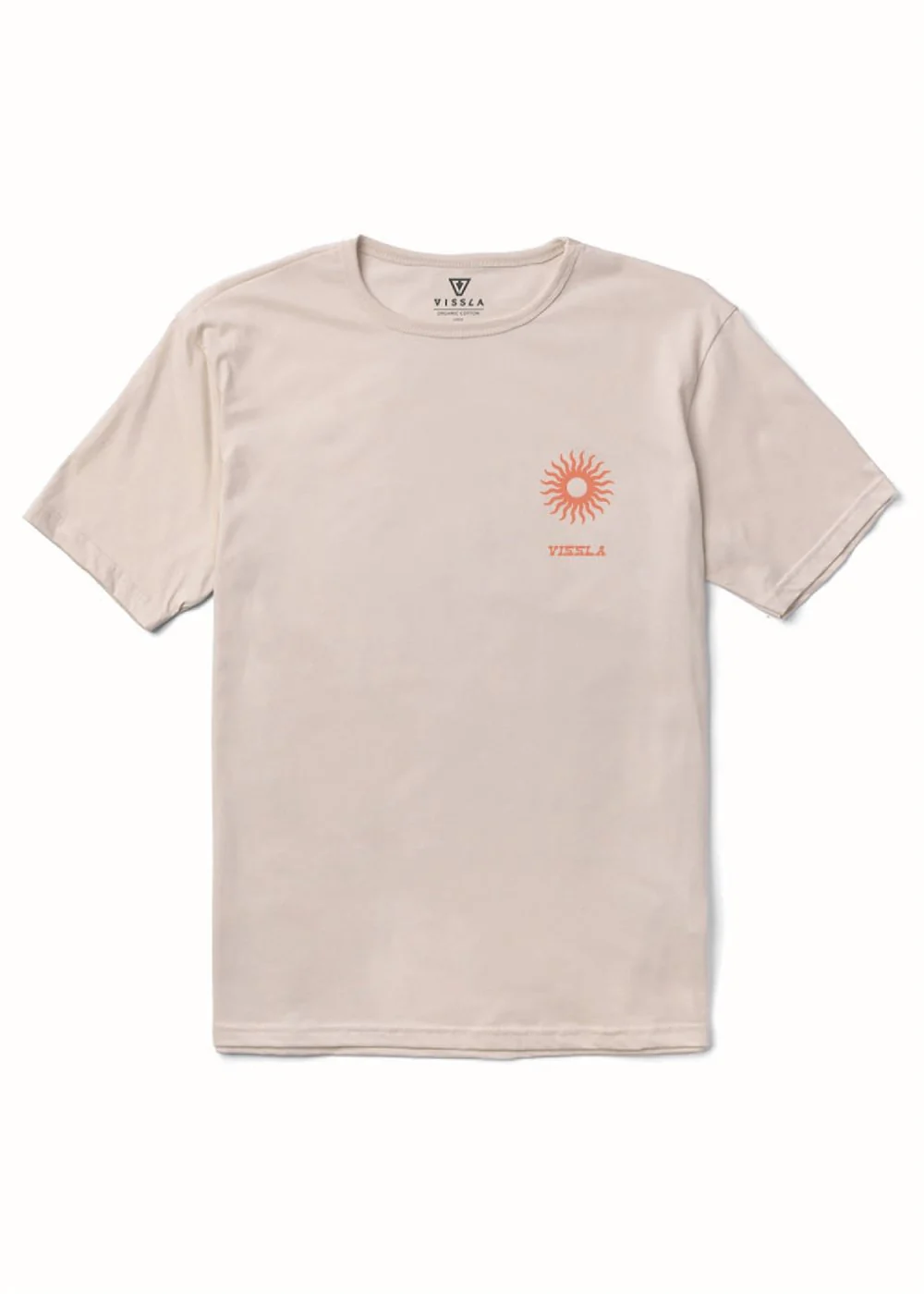 Vissla Hula Hands Organic Tee - Bone - Image 2