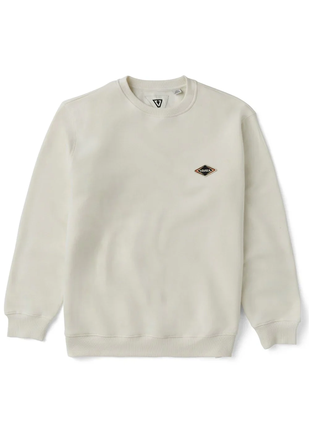 Vissla Men's Solid Sets Eco Crew - Vintage White