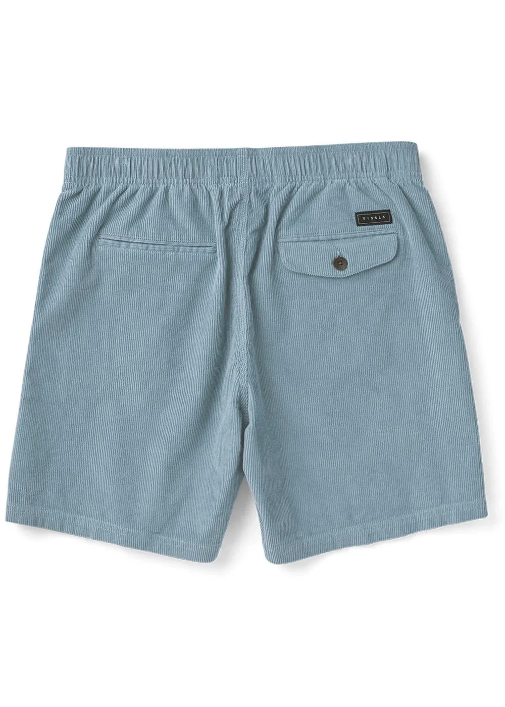 Vissla No See Ums Cord Eco 17" Elastic Walkshort - Faded Denim - Image 2