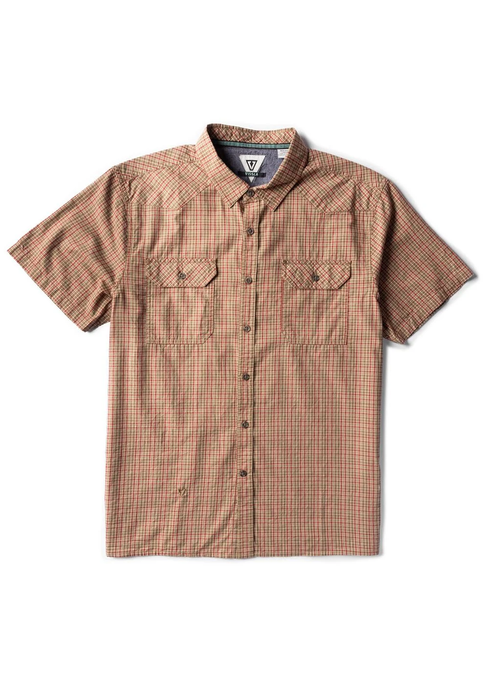Vissla Ollie Eco Short Sleeve Shirt - KANGAROO