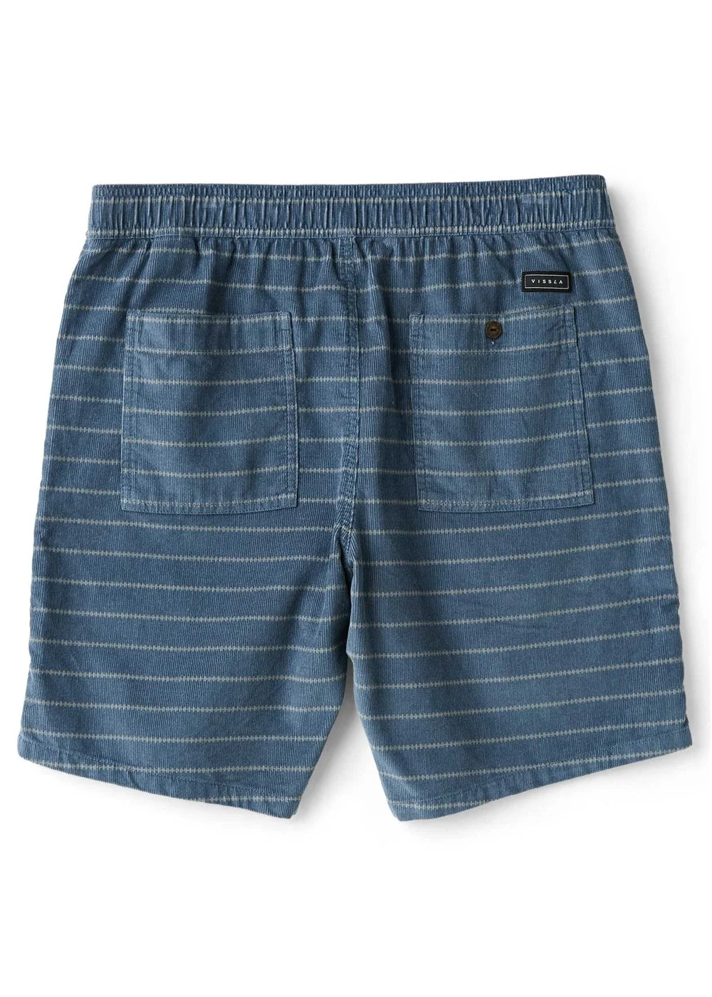 Vissla Rails Cord 18" Elastic Walkshort - Blue Haze - Image 2