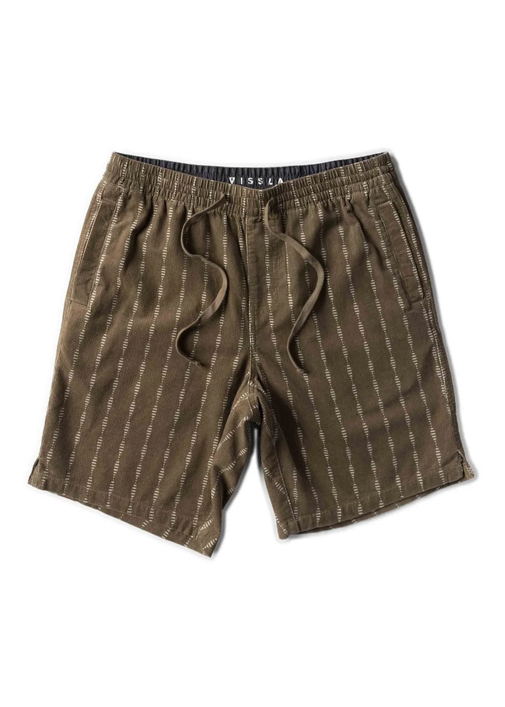 Vissla Rails Cord 18" Elastic Walkshort - KANGAROO