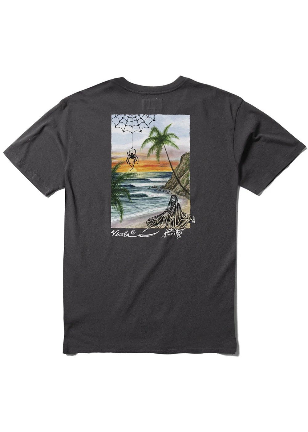 Vissla Reaper Short Sleeve Pocket Tee - PHANTOM