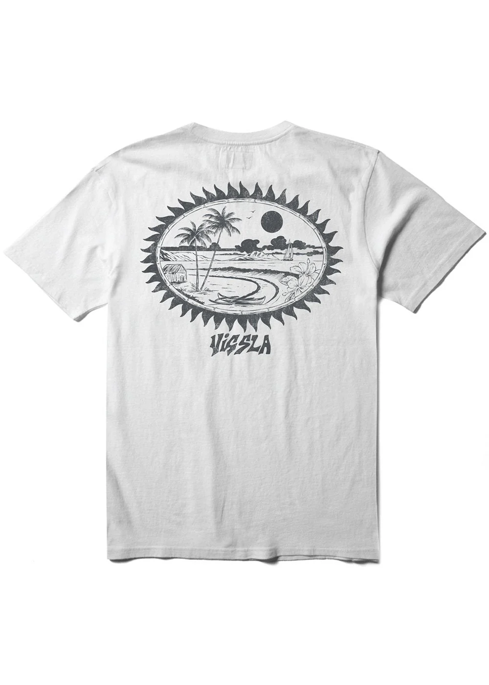 Vissla Riviera Short Sleeve Pocket Tee - WHITE
