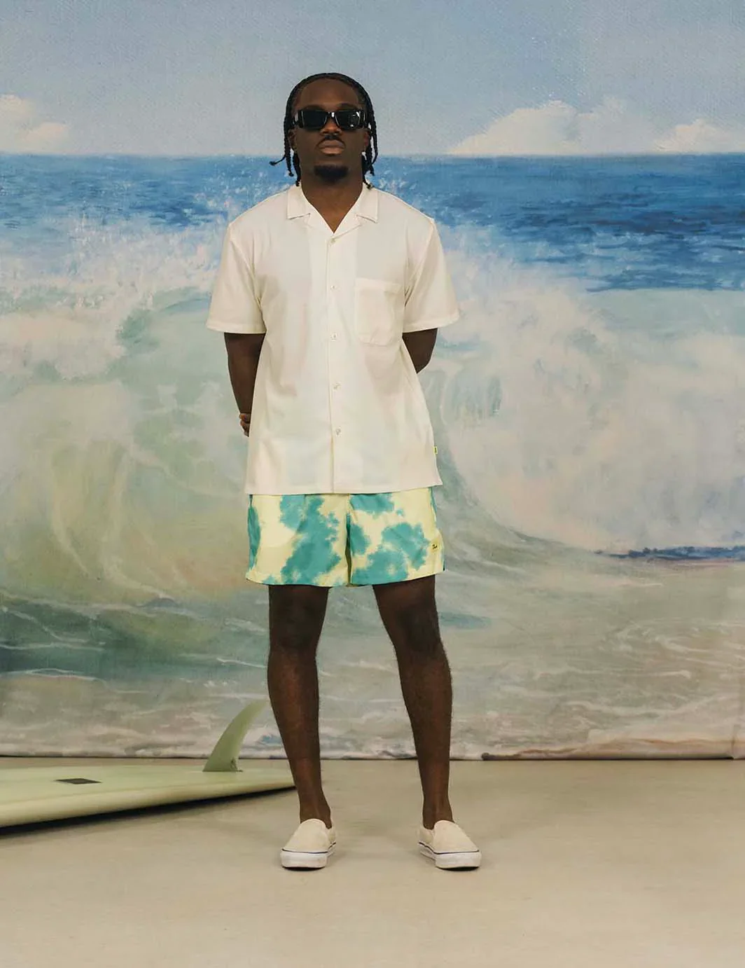 DUVIN LEMON DYE SWIM SHORT - Green - Image 2