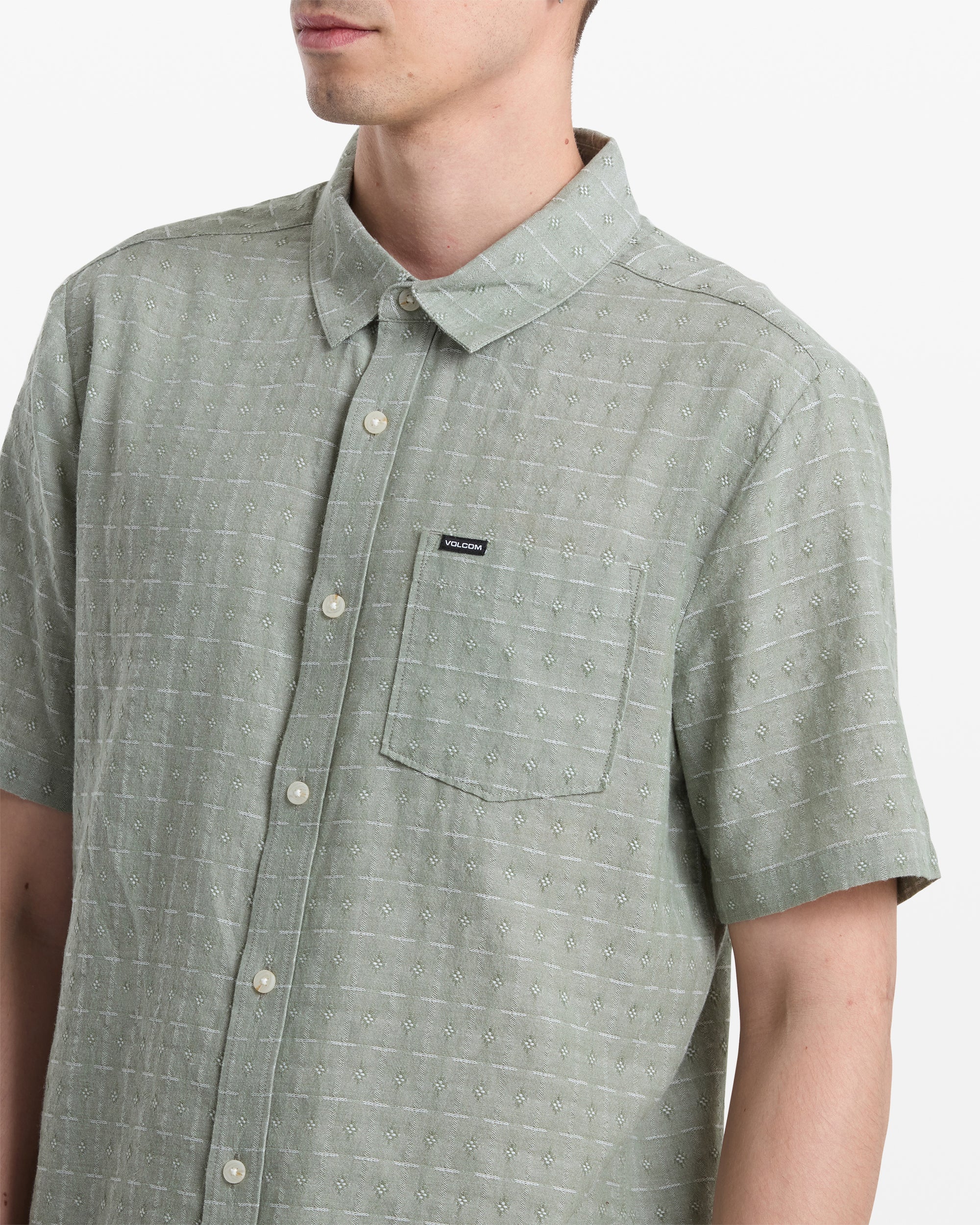 Volcom Bankstone Ii Short Sleeve Shirt - Brolive - Image 3