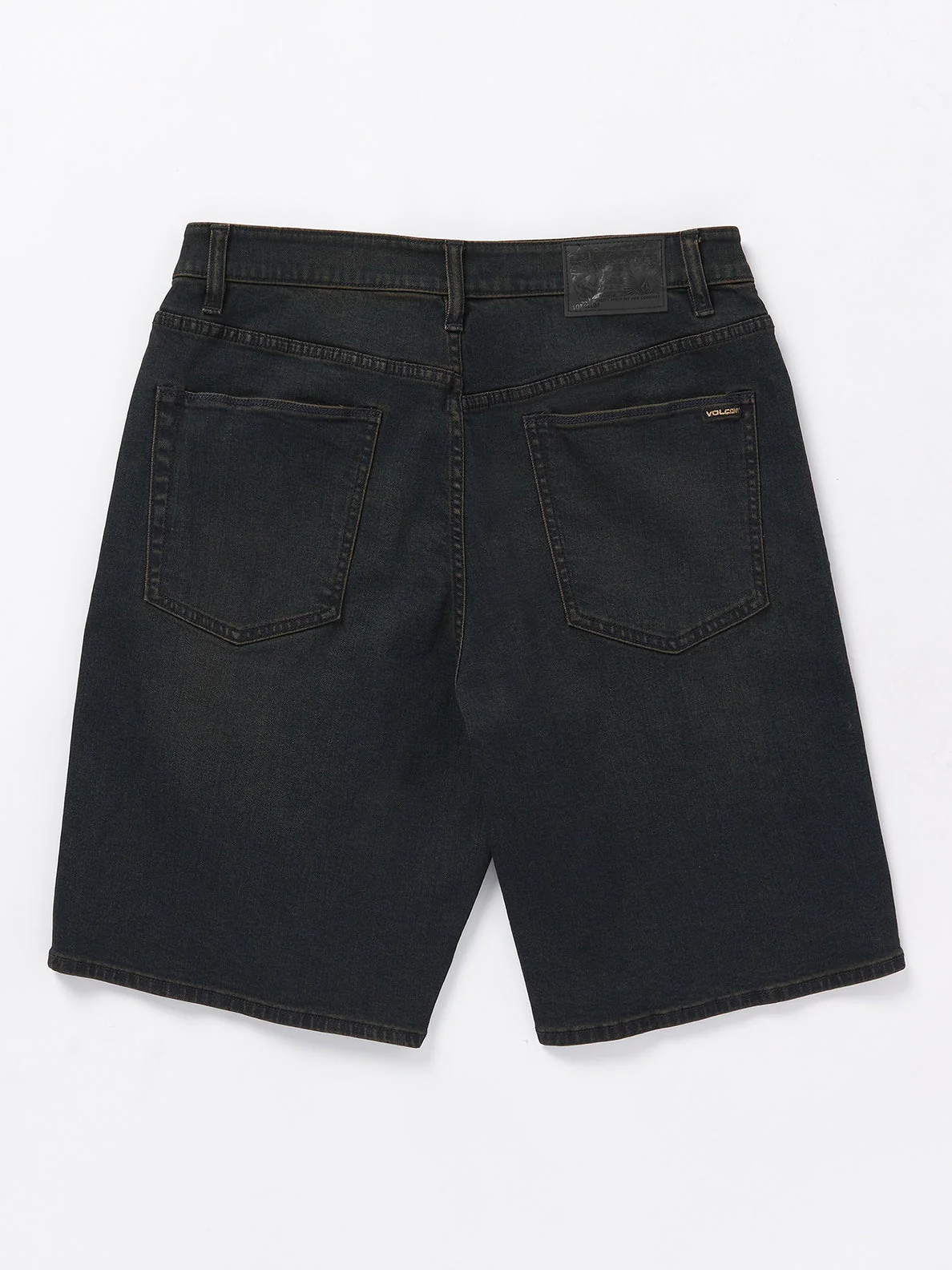 Volcom Billow Denim Shorts - Dirt Track - Image 2