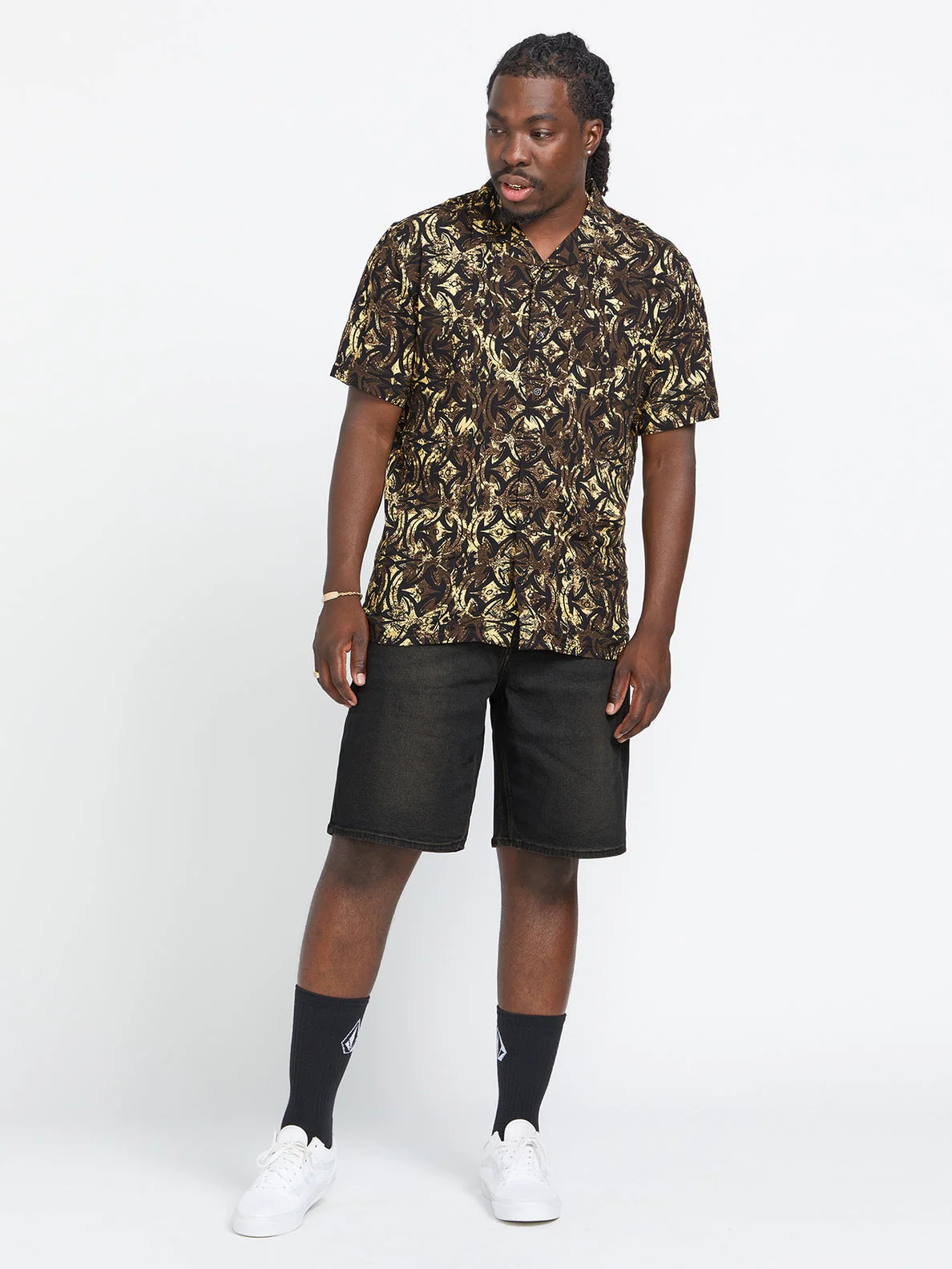 Volcom Billow Denim Shorts - Dirt Track - Image 3