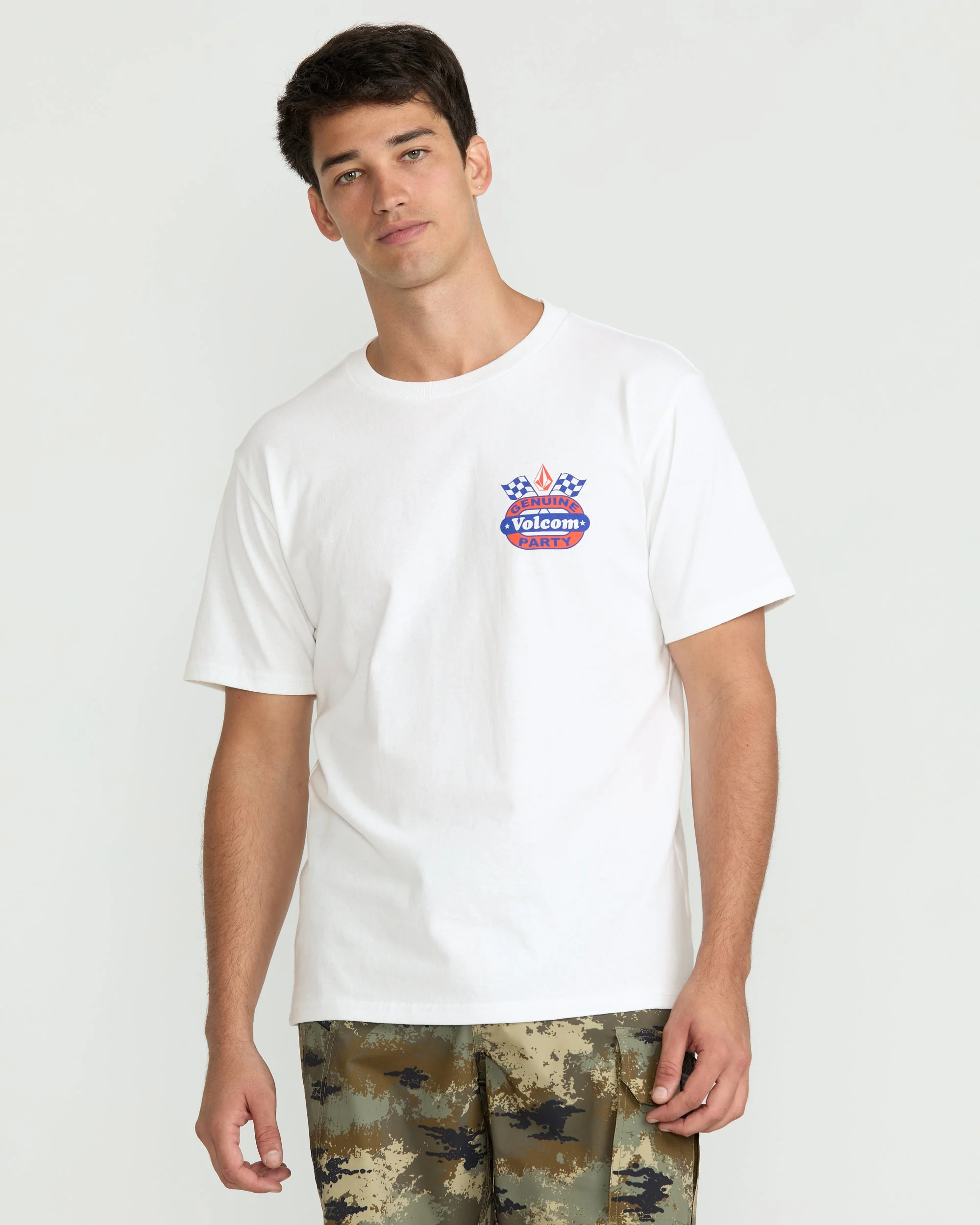 Volcom Fifth Gear Short Sleeve Tee - White