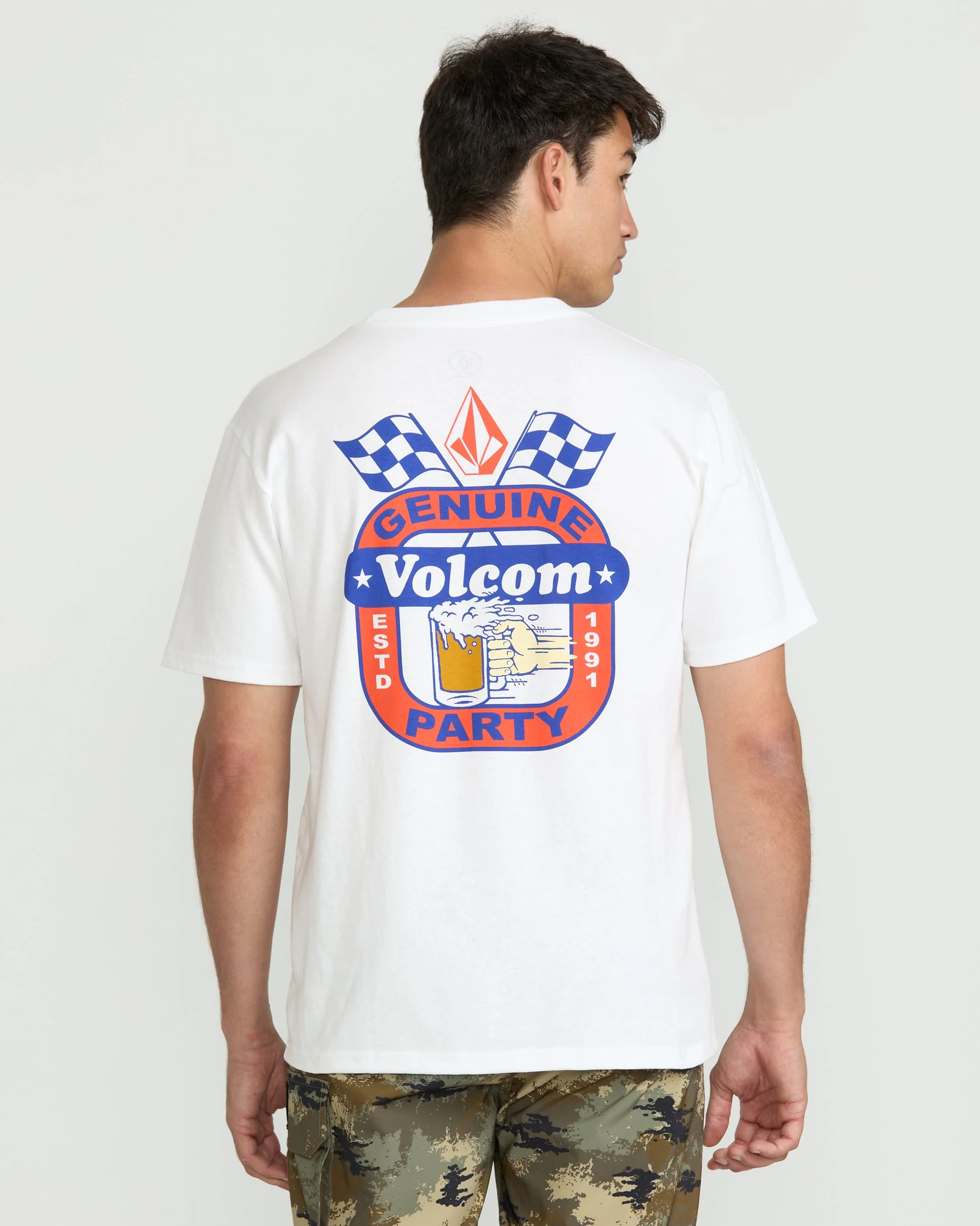 Volcom Fifth Gear Short Sleeve Tee - White - Image 2