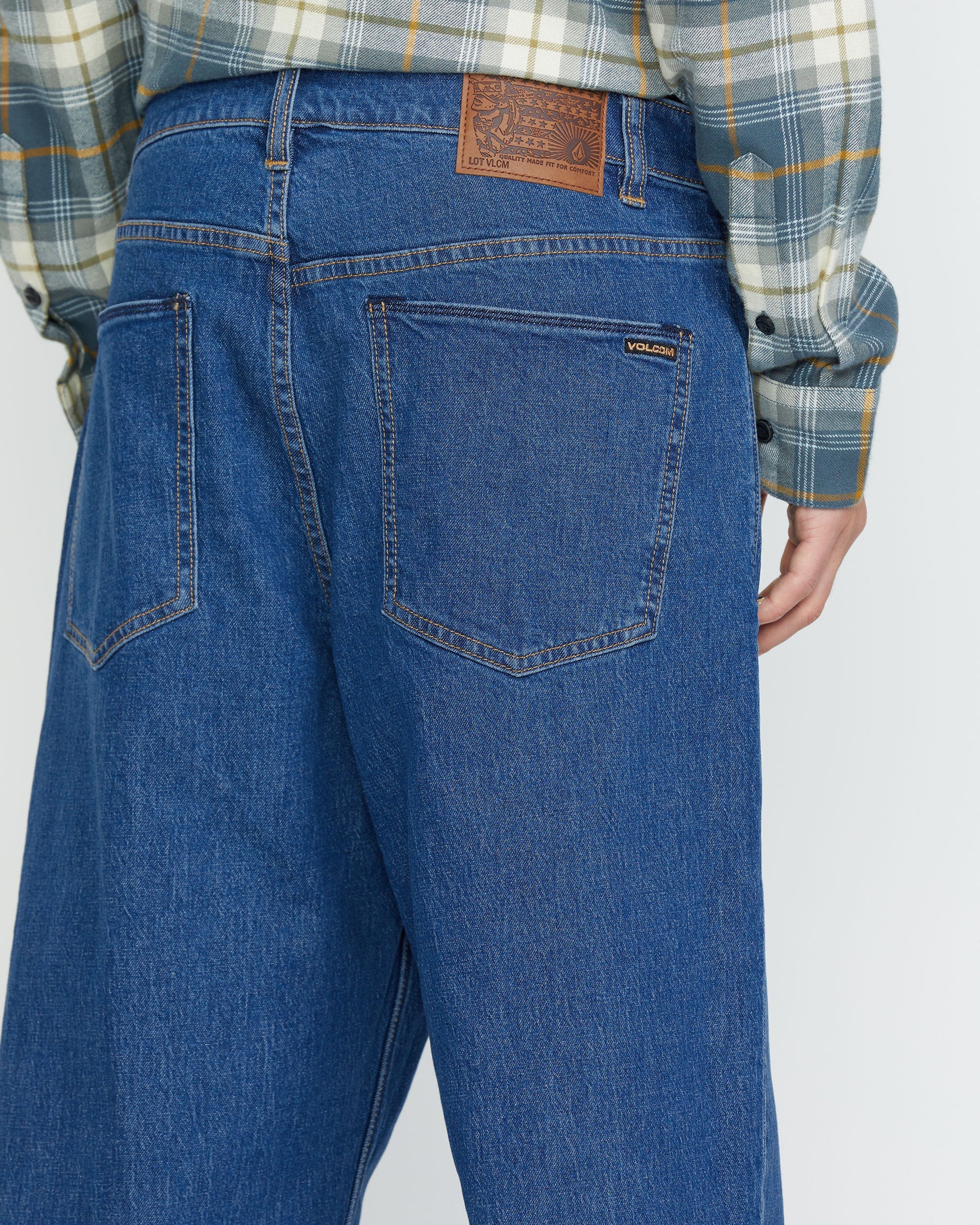 Volcom Men'S Billow Jeans - Bold Blue - Image 4