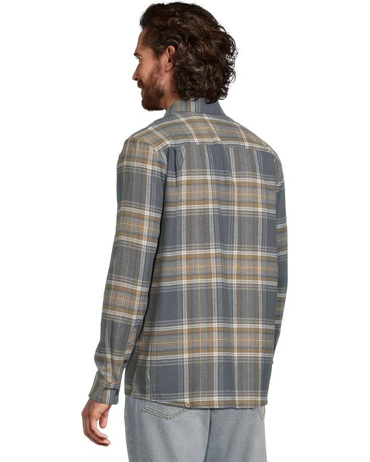 Volcom Netastone Flannel Long Sleeve Shirt - Dark Slate - Image 2