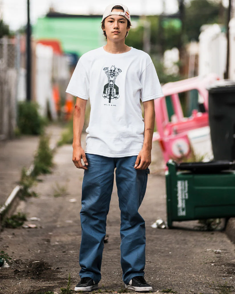 Volcom Stone Drifter Short Sleeve Tee - WHITE