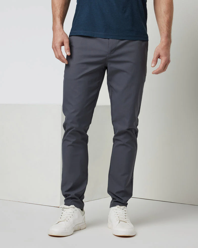 Vuori Cascade Tech Chino Pant Athletic Slim Fit 30" - Charcoal