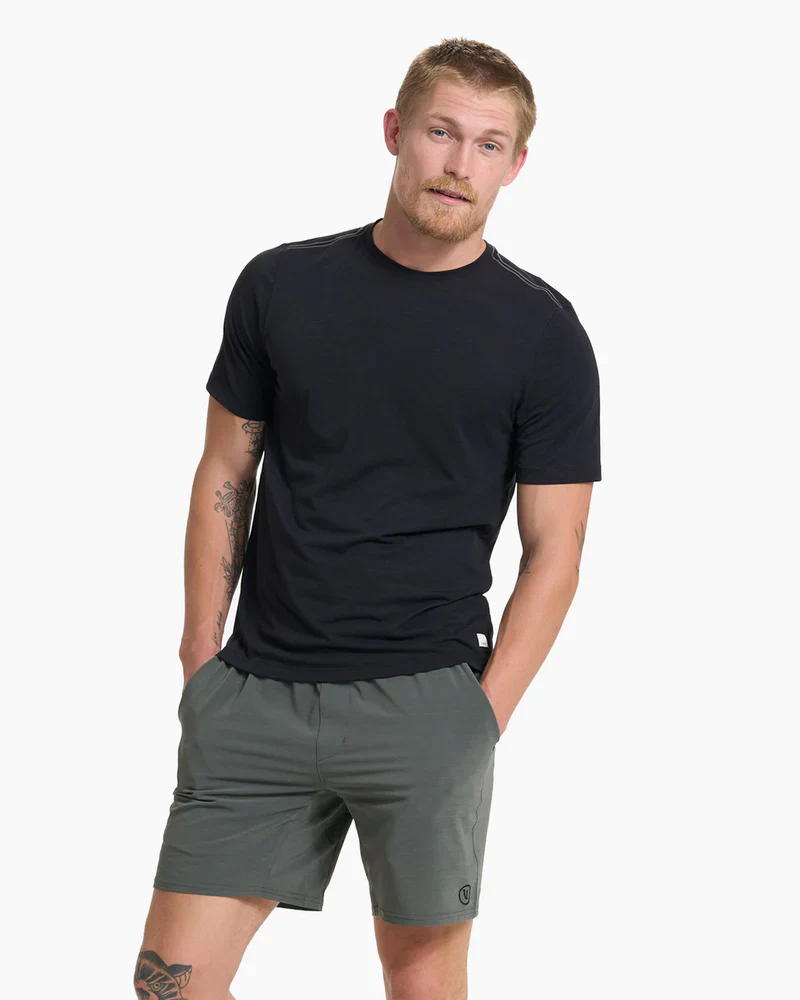 Vuori Current Tech Tee - Black - Image 2