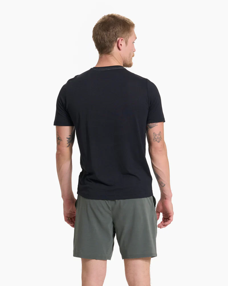 Vuori Current Tech Tee - Black - Image 4