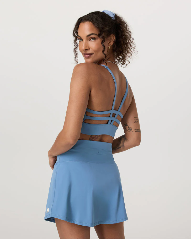 Vuori Girls Yosemite Longline Bra - Light French Blue - Image 2