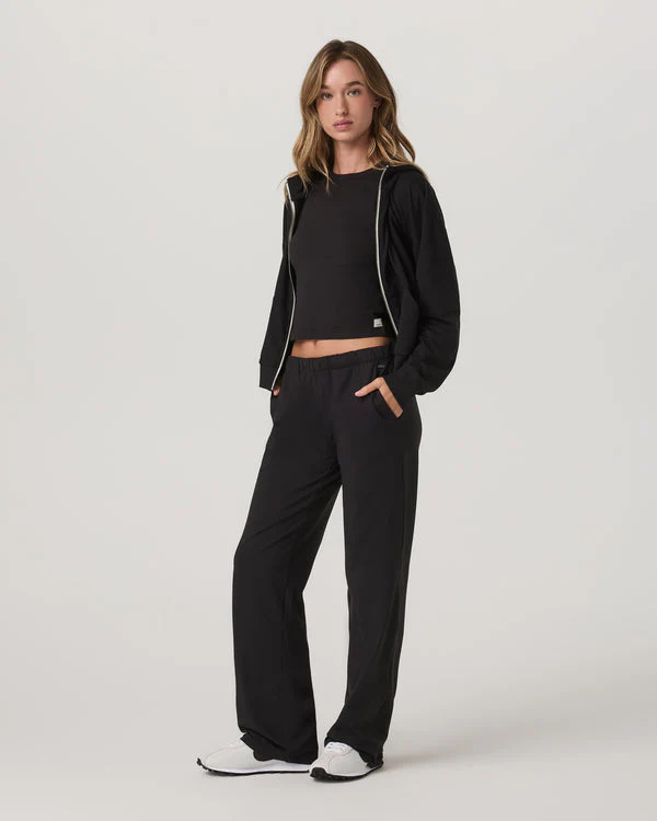 Vuori Halo Modern Straight Leg Pant - Solid Black - Image 2