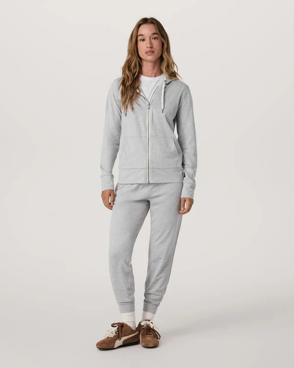 Vuori Performance Jogger - Pale Grey Heather - Image 4